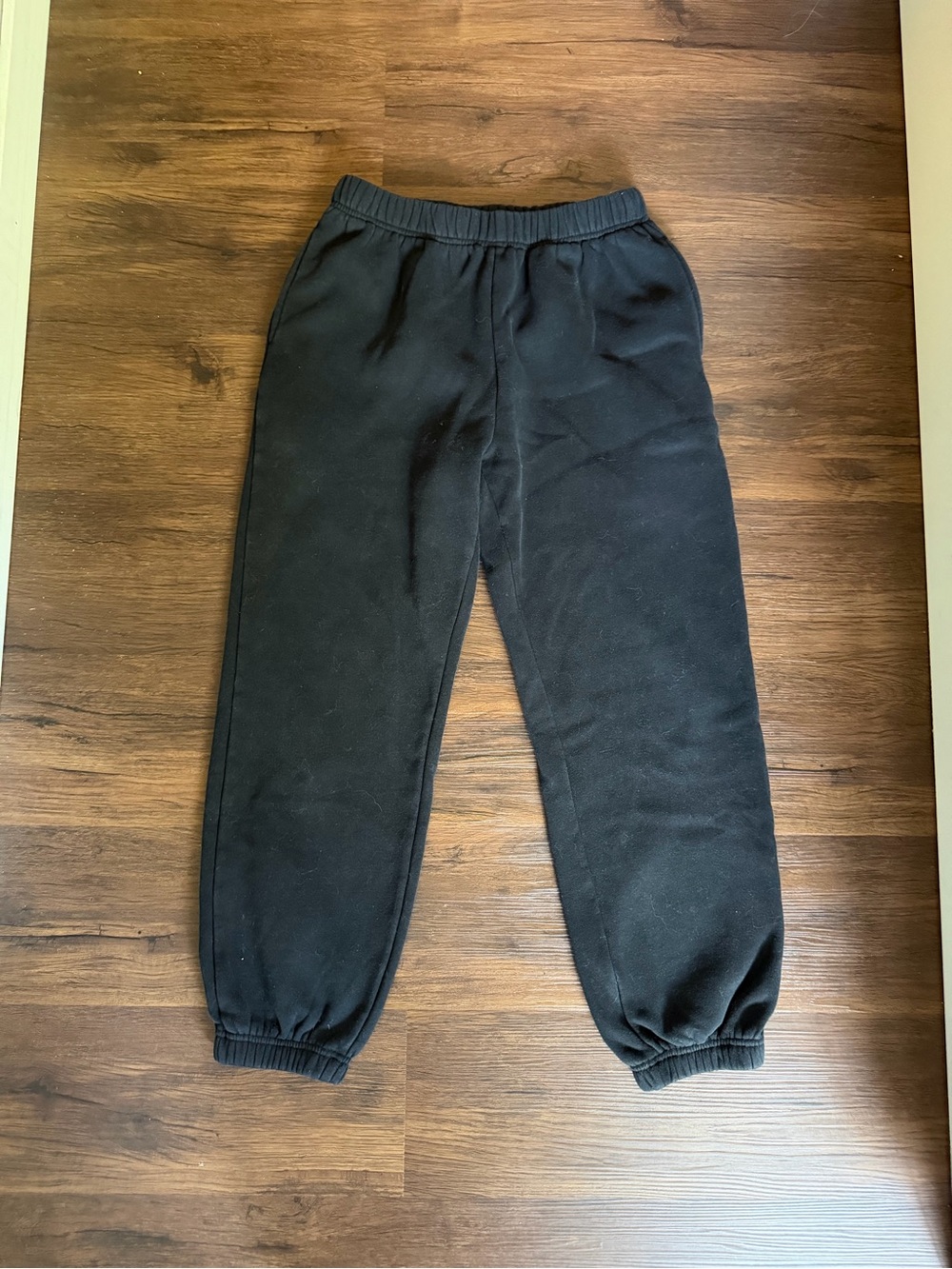 Women’s Black Cozy Fleece Jogger Pants